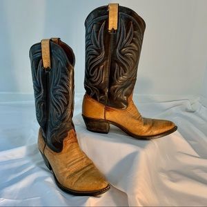 Women’s Vintage Leather Wrangler Cowboy Boots